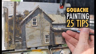 Gouache Painting Tutorial James Gurneys 25 Tips for Sketching Architecture [upl. by Joselow]