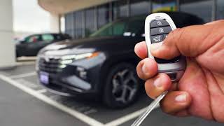 2022 Hyundai Tucson  How To Use Remote Start amp Park Assist [upl. by Veejar]