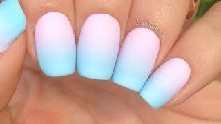 Simple Pastel Gradient Nails [upl. by Davenport]