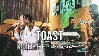 Koffee Featuring The Compozers  Toast LIVE [upl. by Huda]