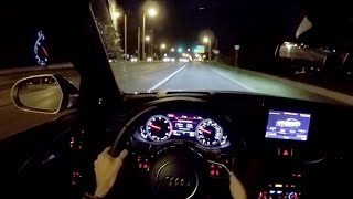 2016 Audi A6 30T quattro  WR TV POV Night Drive [upl. by Ateval586]