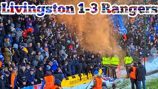 Livingston 13 Rangers 281121  Half Time Snow Ball Fight [upl. by Ochs967]