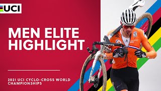 Men Elite Highlights  2021 UCI Cyclocross World Championships [upl. by Avrit]