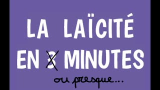 La Laïcité en 3 minutes [upl. by Filia]