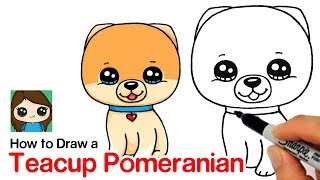 How to Draw a Pomeranian  Boo Worlds Cutest Dog [upl. by Jerome833]