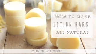 Homemade Lotion Bars with Essential Oils [upl. by Megan]