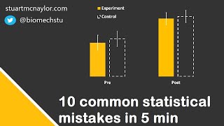 Ten Statistical Mistakes in 5 Min [upl. by Hanikahs]