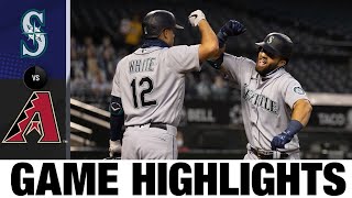 José Marmolejos homers in Mariners win  MarinersDbacks Game Highlights 91220 [upl. by Adian]