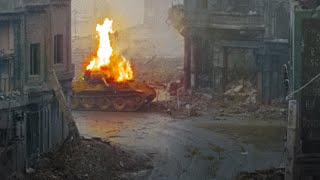 The tank duel at the Cologne cathedral in the trailer for quotSpearheadquot [upl. by Latif]