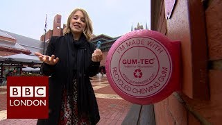 A surprising new afterlife for chewing gum – BBC London News [upl. by Nahshun374]