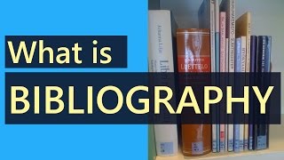 What is Bibliography  What is the Difference Between Reference and Bibliography [upl. by Diego]