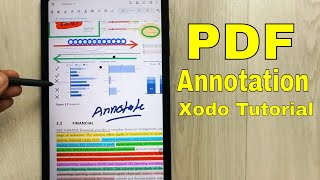 How To Annotate PDF On Android  Xodo PDF Annotation Tutorial [upl. by Ive]