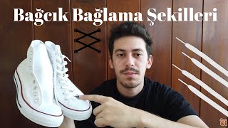 Ayakkabı Bağcığı Bağlama Şekilleri  Bağcık Bağlama Teknikleri [upl. by Assiled]