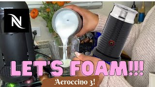 How To Foam Milk With Aeroccino 3 Make Coffee With Foam Tips amp Tricks  Easy Foamed Latte Recipe [upl. by Akkimat925]