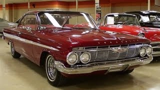 1961 Chevrolet Impala 409 V8 Fourspeed bubble top [upl. by Retluoc]