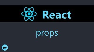 ReactJS Tutorial  9  Props [upl. by Refanej]