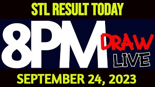 Stl Result Today 8pm draw September 24 2023 Sunday Mindanao Area [upl. by Wilmette831]