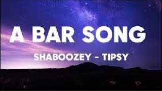 Shaboozey  A Bar Song Tipsy Official Visualizer [upl. by Llenehs550]