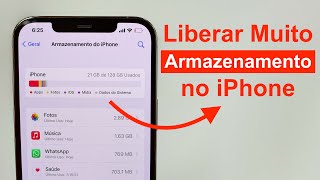 2021 Como Liberar MUITO Armazenamento no iPhone [upl. by Ardyth148]