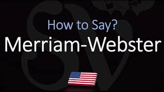 How to Pronounce Merriam Webster CORRECTLY [upl. by Salomie]