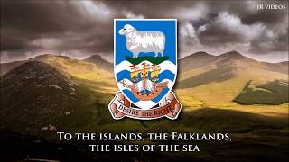 Anthem of the Falkland Islands lyrics  quotSong of the Falklandsquot [upl. by Kaufman663]