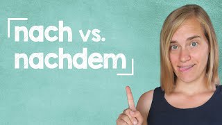 German Lesson 76  nach ∙ nachdem ∙ nachher ∙ danach  How to Say quotafterquot in German  B1 [upl. by Mavis]