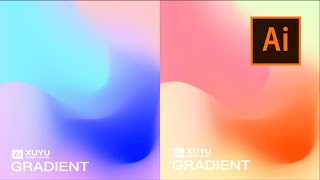 Adobe Illustrator Tutorial  How To Create Mesh Gradient With Adobe Illustrator [upl. by Jesus529]