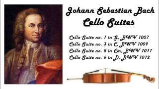 Johann Sebastian Bach  Cello suites in 432 Hz great for reading or studying [upl. by Anahoj804]