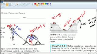 AP Physics Workbook 4G Circular Motion Forces and Energy [upl. by Flowers]