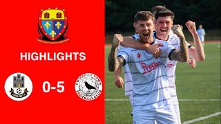 Caerleon 05 Cwmbrân Town  Gwent FA Senior cup  Quarter final highlights [upl. by Nuris]