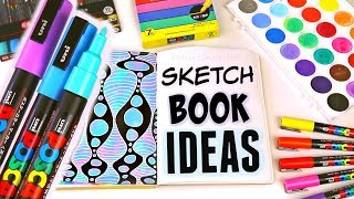 SKETCHBOOK IDEAS with POSCA PAINT PENS [upl. by Ojok]