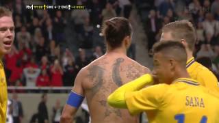 HD Ibrahimovic amazing goal vs England English commentary [upl. by Jacobina928]