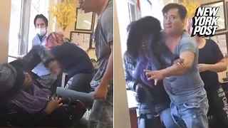 Botched manicure sparks vicious salon fight  New York Post [upl. by Rovit124]