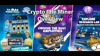 Crypto Idle Miner Bitcoin Tycoon Overview [upl. by Adniralc]