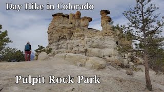 Hiking  Pulpit Rock Park  Colorado Springs CO [upl. by Ahcorb961]