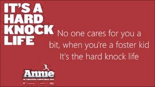 Its a hard knock life Lyrics Annie 2014 [upl. by Richella715]