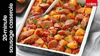 20 minute sausage casserole [upl. by Tega]