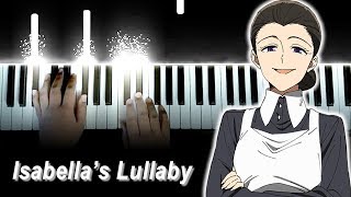 Yakusoku no Neverland Episode 12 Finale OST  Main Theme  quotIsabella’s Lullabyquot Piano [upl. by Nylime646]